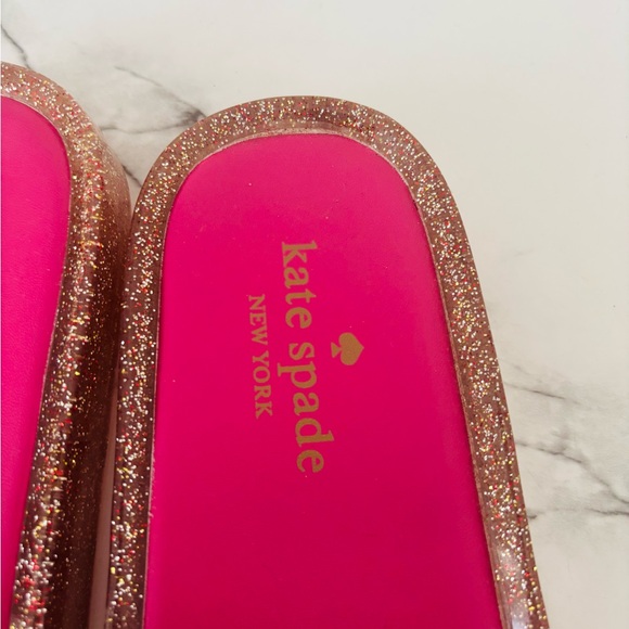 Kate Spade Pink Glitter Sandals - Picture 4 of 5